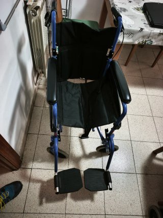 Silla ruedas plegable