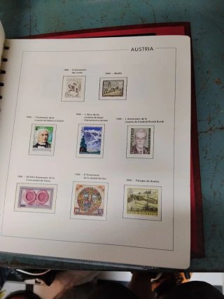 Álbum Sellos Austria 1970-1991
