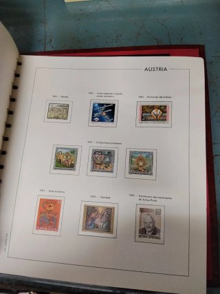 Álbum Sellos Austria 1970-1991
