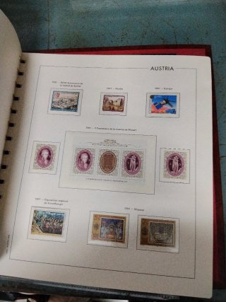 Álbum Sellos Austria 1970-1991