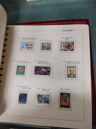 Álbum Sellos Austria 1970-1991
