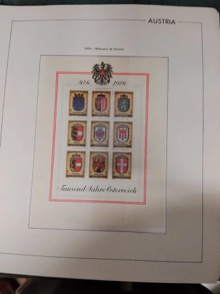 Álbum Sellos Austria 1970-1991