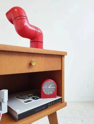 Mesita de noche Mid Century de roble | Francia 60s