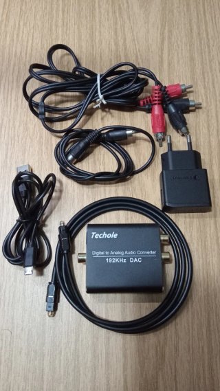 Conversor Audio Digital a Analógico Techole 192KHz