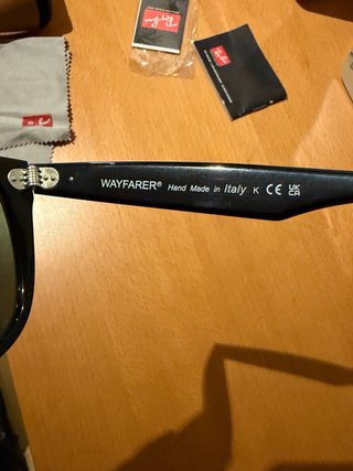 Gafas de Sol Ray-Ban Wayfarer Talla 54 , ORIGINAL.