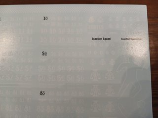 X1 Adeptus Arbites Transfer Sheet Warhammer 40k