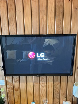 Televisor Plasma LG 42” con su peana