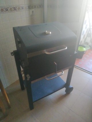 Parrilla Barbacoa Negra Metal