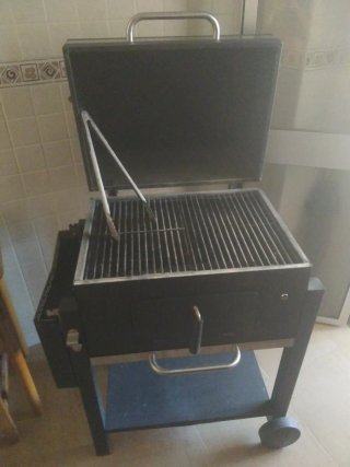 Parrilla Barbacoa Negra Metal