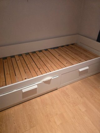 Cama Nido Blanca con Cajones