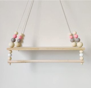 Estante Flotante De Madera Pino 38 × 14 × 1,2 cm