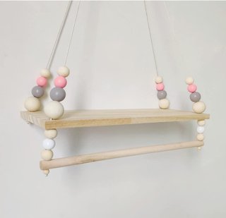 Estante Flotante De Madera Pino 38 × 14 × 1,2 cm
