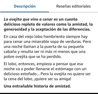 Libros infantiles"La ovejita que vino a cenar" +2
