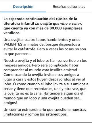 Libros infantiles"La ovejita que vino a cenar" +2