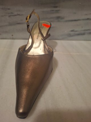 Zapatos de tacón bronce talla 37