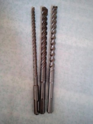 Set de 3 Brocas para Hormigón (8, 12, 14mm)