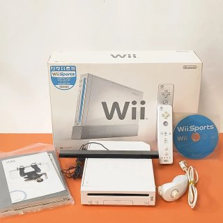 CONSOLE NINTENDO WII + GIOCO WII SPORTS + SCATOLA
