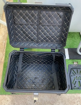 Baúl Moto Aluminio 65L Maleta Trasera