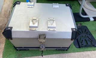 Baúl Moto Aluminio 65L Maleta Trasera
