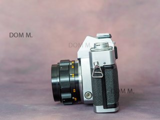 Canon EX AUTO QL + Lente EX 50mm 1:1.8