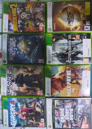 Lote 8 Juegos Xbox 360