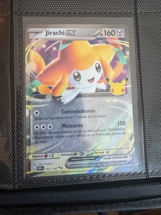 Jirachi EX 30 Aniversario Carta Pokémon