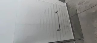 Mampara de bañera 1m cristal y metal