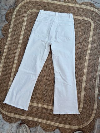 Vaqueros Rectos Blancos Mango Talla 36
