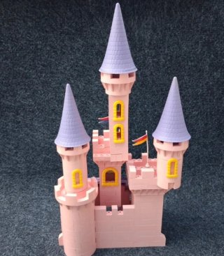 Castillo Disneyland estilo Exin