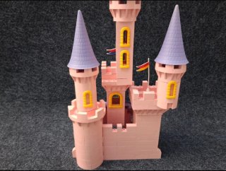 Castillo Disneyland estilo Exin
