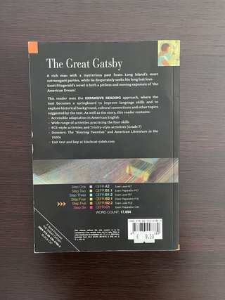 Libro "The Great Gatsby" B2.2 - Black Cat