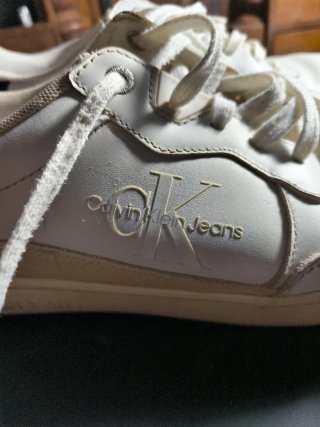 Zapatillas Calvin Klein de Piel Blancas