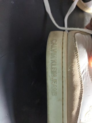 Zapatillas Calvin Klein de Piel Blancas