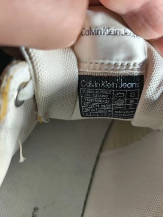 Zapatillas Calvin Klein de Piel Blancas