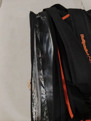 Borsa per racchette Padel BULLPADEL Nero e Arancione
