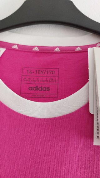 Camiseta Adidas Niña Rosa Talla 14-15