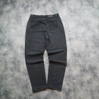 Vaqueros Lee Negros Corte Baggy