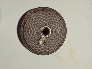 Sombrilla exterior para mesa de jardín