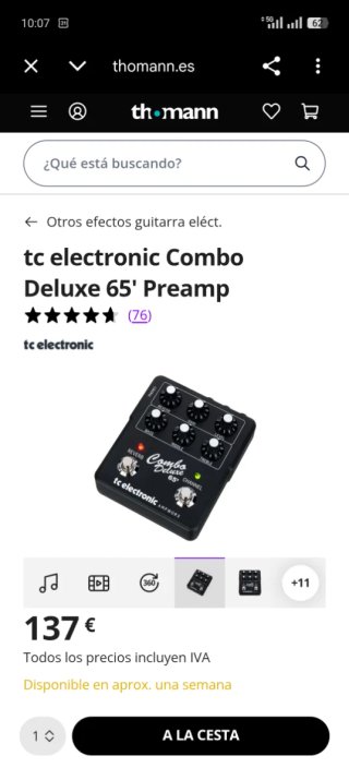 Preamp TC Electronic Ampworx Combo Deluxe 65