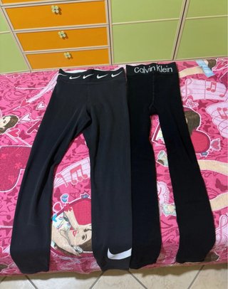 Leggings Nike e Calvin Klein neri