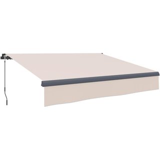 Toldo Manual Retráctil 295x200cm Crema