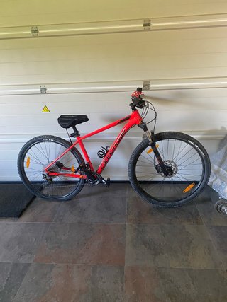 Bicicleta Montaña Cannondale Roja