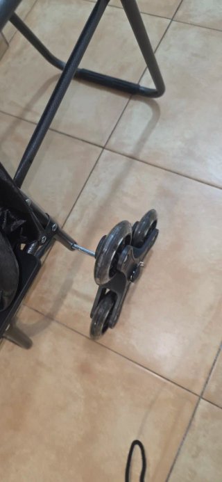 Carro de la compra con silla incorporada