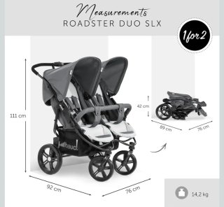 Silla de Paseo Gemelar Hauck Roadster Duo SLX