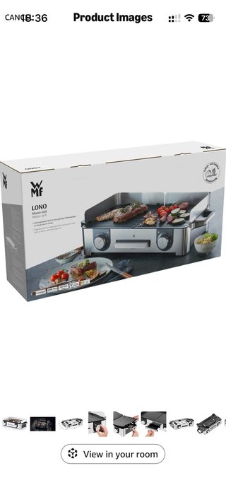 Parrilla Eléctrica WMF Lono Master Cromargan