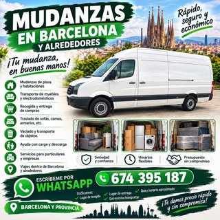 MUDANZAS EN BARCELONA Y ALREDEDORES