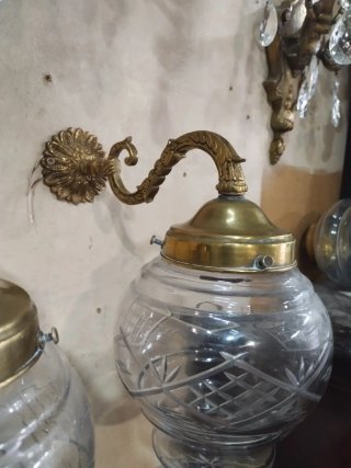 Pareja apliques  antiguos