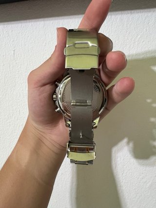 Reloj Longbo de Hombre Plateado y Dorado