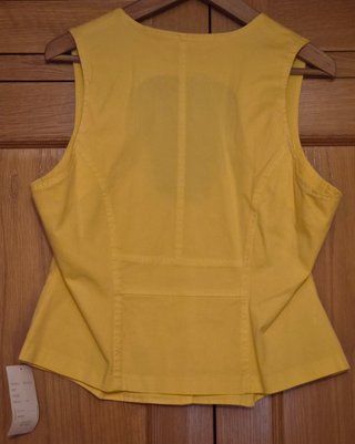 Chaleco Flores Muñoz Amarillo T48 Nuevo