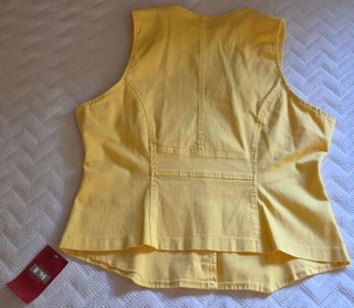 Chaleco Flores Muñoz Amarillo T48 Nuevo